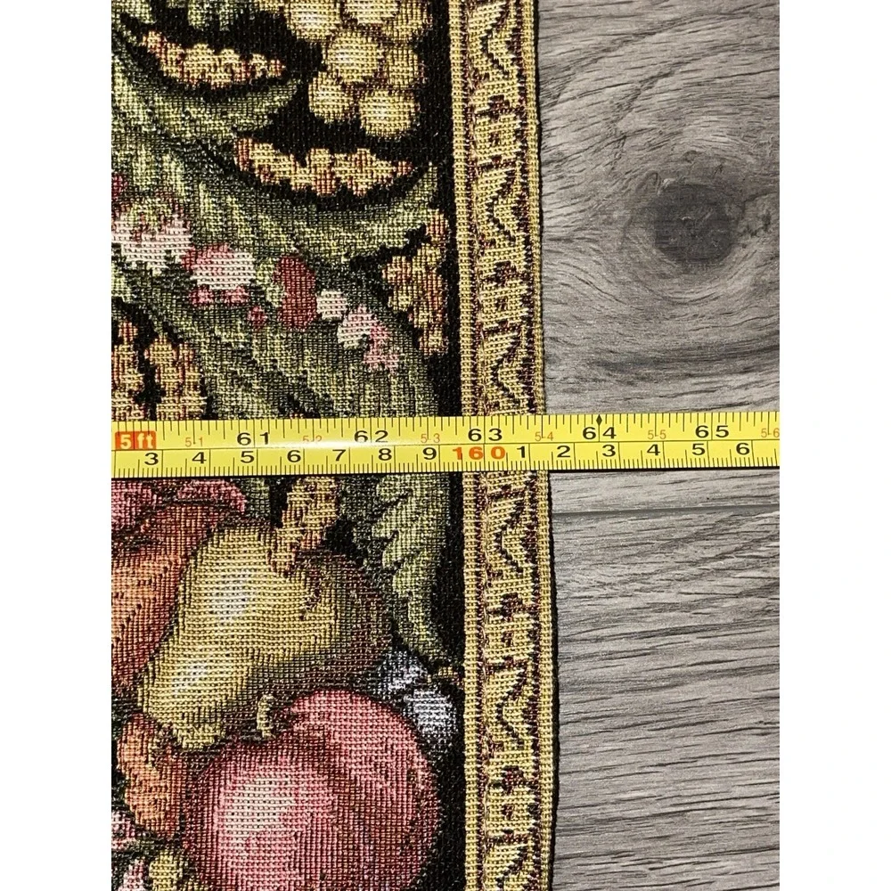 Vintage Eve's Floral Paradise A Belgium- Woven Jacquard tapestry‎ Horizontal